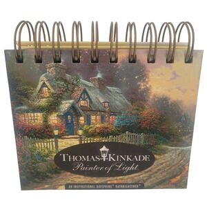Thomas Kinkade Painter of Light Daybrightner Perpetual Calendar KJV